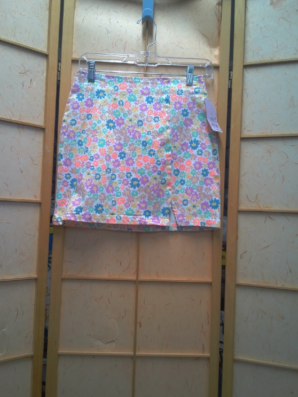 Wild Fable Floral Pastel Mini Skirt Size 2